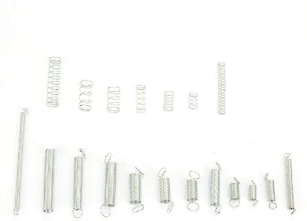 200Pcs/set 20 Sizes Spring Kit, Extension Compression Spring Assortment Kit, Galvanized Spring Pins Mixed Kit with Box - Image 7