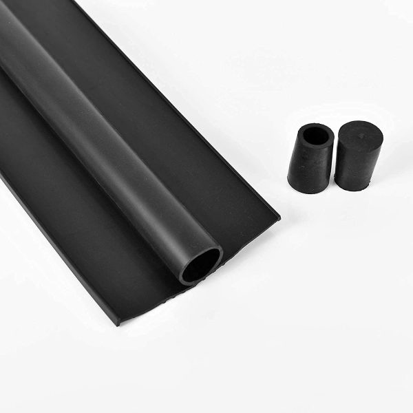 BOWSEN Garage Door Seals Bottom Weatherproof Weatherstrip Rubber Replacement Black 1/4 Inch T-End,10ft Long - Image 4