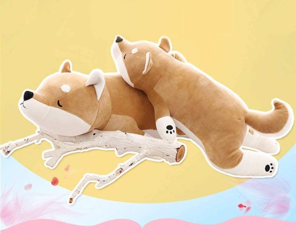 30'' Shiba Inu Plush Stuffed Animal Dog Plush Pillow Children Hugging Pillow Sleeping Comfort Cushion Soft Plush Toy - Image 3