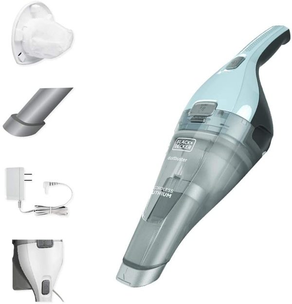 beyond by BLACK+DECKER Cordless dustbuster® - Handheld Vacuum Cleaner - Cordless, Icy Blue - Mini Vacuum Cleaner (Model Number: HNVC215B12AEV) - Image 4