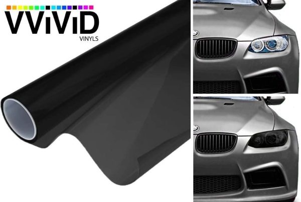 Dark Smoke Air-tint Headlight and Taillight Tint (16" x 60" ) - Image 2