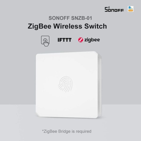 SNZB-01 Zigbee Wireless Switch, Supports to Create Smart Scenes, And Trigger The Connected Devices on Ewelink APP With Three Control Options - Single, Double Press, and Long Press,  ZigBee Bridge Required. - Image 5