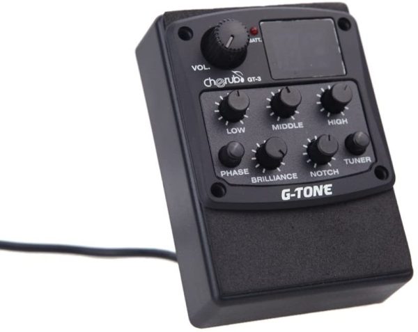 Cherub GT-3 G-Tone 3-Band EQ Equalizer Acoustic Guitar Preamp Pickup Guitar Equalizer - Image 6