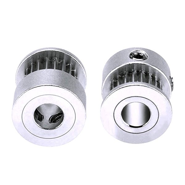 Saipor GT2 20 Teeth 5mm Bore Timing Pulley Aluminum Synchronous Wheel for 6mm Belt, Compatible with RepRap 3D Printer Prusa i3 (5pcs) - Image 4