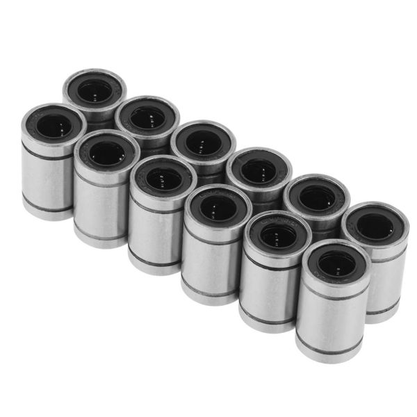 12pcs LM8UU Linear Ball Bearing, Ball Bushing Motion Bearings for 3D Printer and CNC Part 8mm Bore Dia, 15mm OD, 24mm Length - Image 5