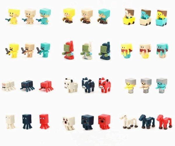 Pixel Party Favours and Cupcake Toppers, 36 PCS Mini Figures Set, Gift for Kids(2.5CM) - Image 2