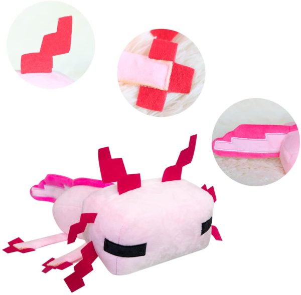 Axolotl Plush Toys, 12.6'/32 cm Game Plush Toys for Birthday (Axolotl) - Image 4