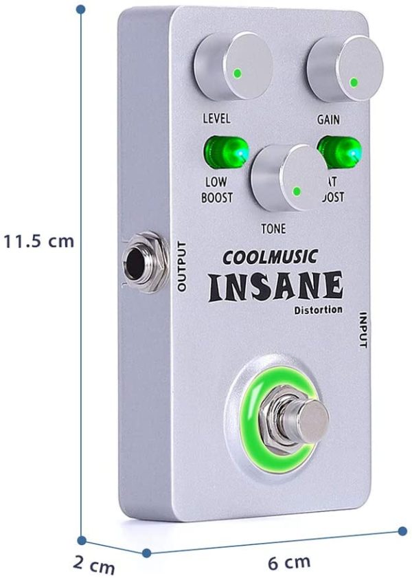 Coolmusic C-DI01 Insane Distortion Guitar Effects Pedal Bass Pedal ?? - Image 5