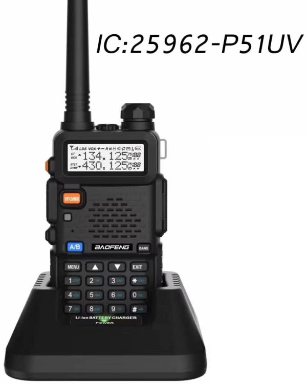 UV-5R 5W Long Range Handheld Ham Radio with Earpiece - Image 4