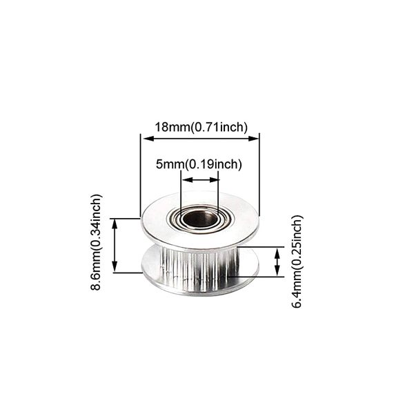 UniTak3D Y-axis Belt Tensioner Upgrade for Ender 3 3D Printer 4020 Aluminum Frame - Image 9