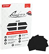 Quiver Time 200 Artemis Black Card Sleeves for Double Sleeved Standard Cards (66 x 93 mm)- Ultra ...