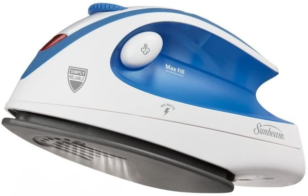 Sunbeam Hot-2-Trot 800 Watt Compact Non-Stick Soleplate Travel Iron, GCSBTR-100-000 - Image 5