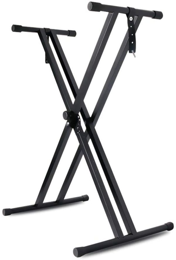 AKOZLIN X-Frame Keyboard Stand Double-X Piano Stand Folding 7 Position Height Adjustable 11.8"-37.8" Fits 54/61/73/76/88 Key Electric Pianos - Image 3