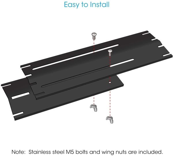 Unicook Universal Replacement Heavy Duty Adjustable Porcelain Steel Heat Plate Shield, Heat Tent, Flavorizer Bar, Burner Cover, Flame Tamer for Gas Grill, Extends from 11.75" up to 21" L, 1 Pack - Image 4