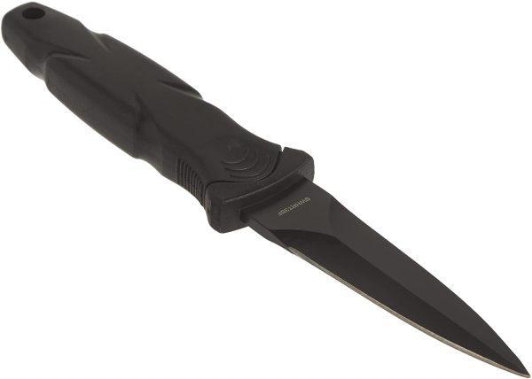 Smith & Wesson SWHRT3BF HRT False Edge Military Boot Knife, Black - Image 2