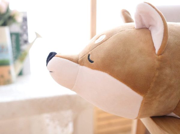 30'' Shiba Inu Plush Stuffed Animal Dog Plush Pillow Children Hugging Pillow Sleeping Comfort Cushion Soft Plush Toy - Image 7