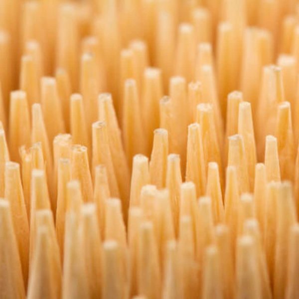 Premium Bamboo Wooden Cocktail Toothpicks - 1000 Pieces (2 Boxes of 500 Pieces) - Personal Hygiene, Disposable Appetizer Skewers, Cocktail Sticks or Arts & Crafts by