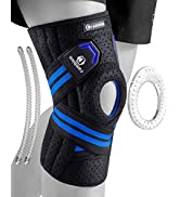 CAMBIVO Knee Brace with Side Stabilizers & Patella Gel Pads, Knee Sleeve for Meniscus Tear, ACL, ...