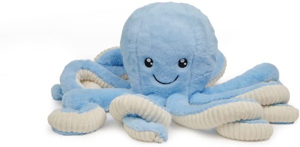 ZMUP Plush Cute Octopus Dolls Soft Stuffed Marine Animal for Boys Girls Birthday Presents (16 inch, Blue) - Image 5