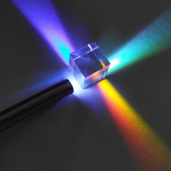 WYS-Prism, 1pc 20 * 20 * 20mm Cube of Light Cube A Gift from Optical Science Prism Creative Ornaments - Image 2