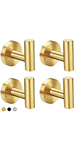 Gold Towel Hooks