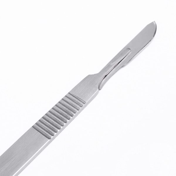 10 Pcs Scalpel Blades # 10 with Scalpel Handle No.3 Suitable for Surgical, Sign, Craft, Card Making Cutter, Podiatry, Dental - Image 3