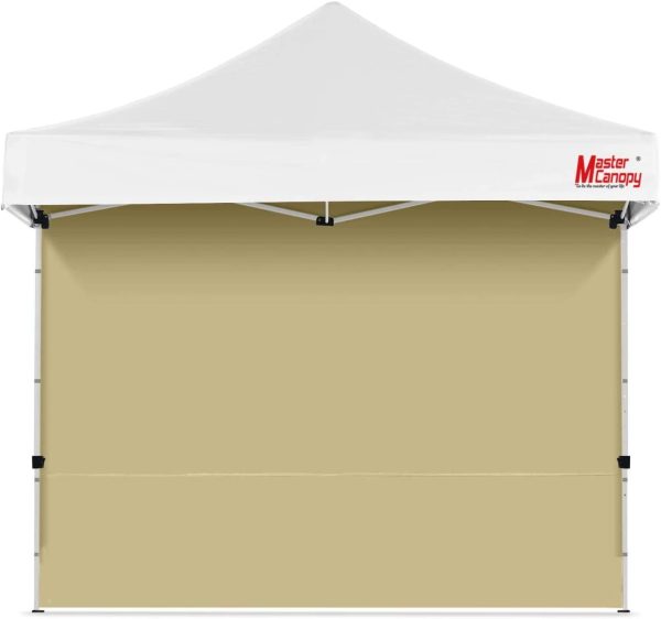 MASTERCANOPY Instant Canopy Tent Sidewall for 8x8 Pop Up Canopy,1 Pack (8x8 Feet, Beige)??