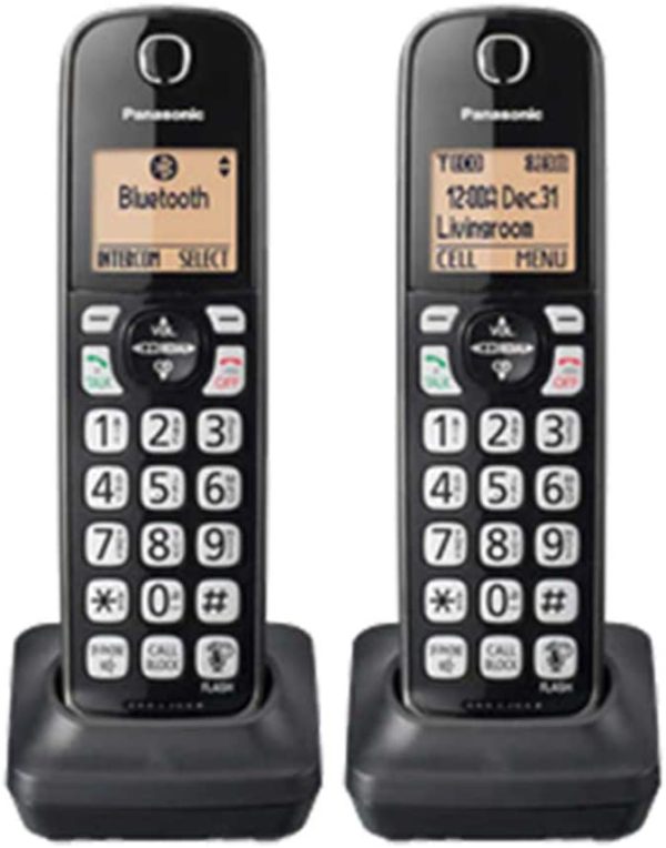 3 Hand Set DECT 6.0 Digital Phone System with Link2Cell - Bluetooth - Remote Voice Assist to Siri, Google Now - Image 3