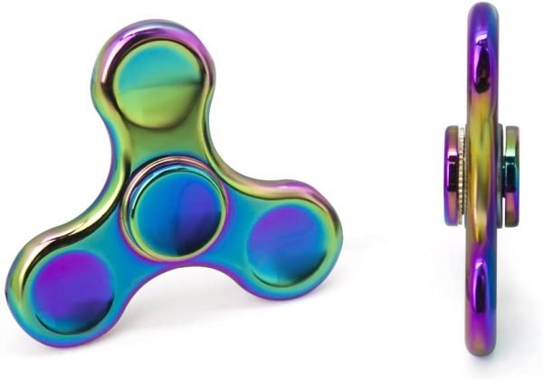 Anti-Anxiety Rainbow Fidget Spinner[Metal Fidget Spinner] Figit Hand Toy for Kids Stress Reduce ADHD Anxiety Steel Bearing - Image 5