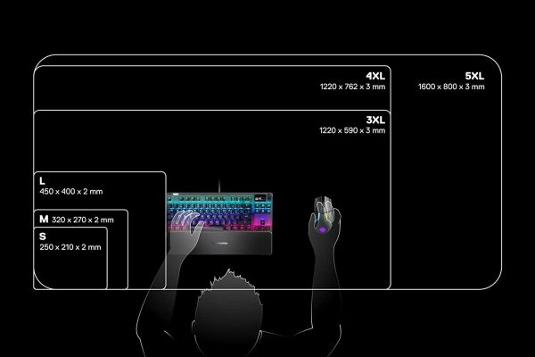 QcK Gaming Surface - Medium Cloth - Optimized For Gaming Sensors - Image 3