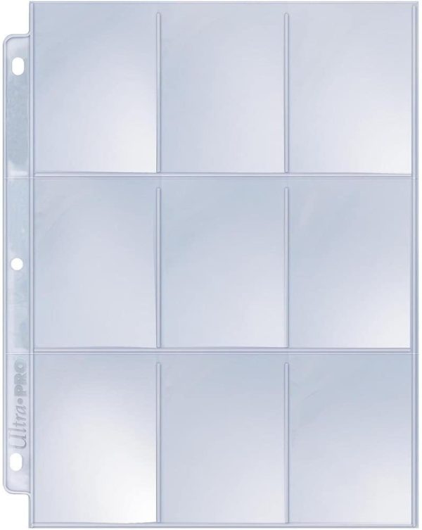 Ultra Pro 9-Pocket Silver Series Page Protector for Standard Size Cards