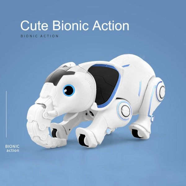 WomToy Remote Control Robot Elephant Toy, RC Robotic Elephant Toys Singing Dancing Interactive Children Toy Early Educational Imitates Animals for Boys&Girls, Christmas Gifts for Kid Age 1-12 Years Old - Image 2