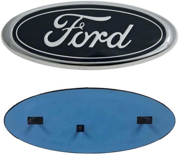 2004-2014 Ford F150 Front Grille Tailgate Emblem, Oval 9"X3.5", Decal Badge Nameplate Also Fits for 04-14 F250 F350, 11-14 Edge, 11-16 Explorer, 06-11 Ranger, 07-11 Expedition (Black) - Image 7