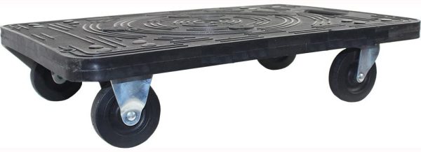 80854 Polypropylene Dolly-200-Lb Capacity, Black - Image 3