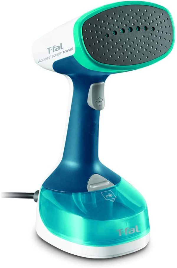 T-Fal DT7050 Access Steam Minute Travel, versatile handheld steamer, steam iron , refresh, sanitize clothes, couch covers, curtains, Blue/White - Image 8