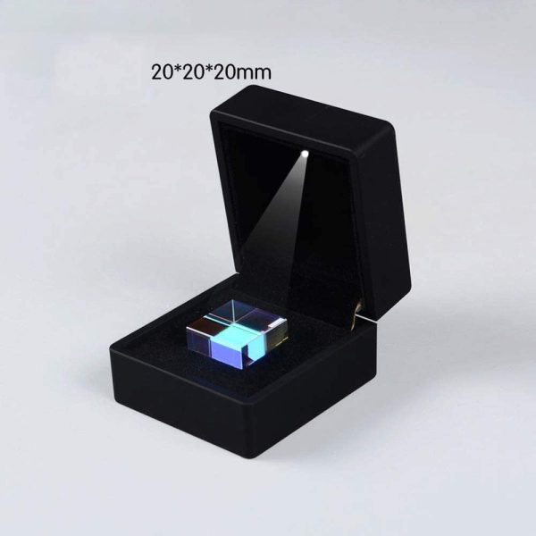 WYS-Prism, 1pc 20 * 20 * 20mm Cube of Light Cube A Gift from Optical Science Prism Creative Ornaments - Image 4