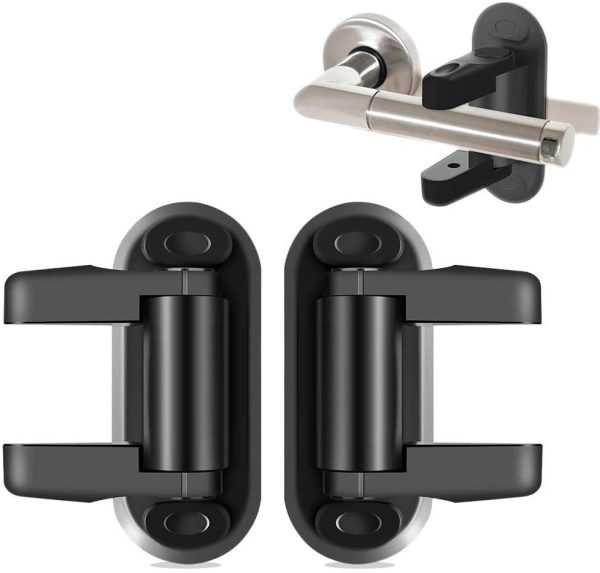 Jolik Door Lever Lock (2 Pack) Child Proof Doors & Handles 3M VHB Adhesive - Child Safety(Black) - Image 8