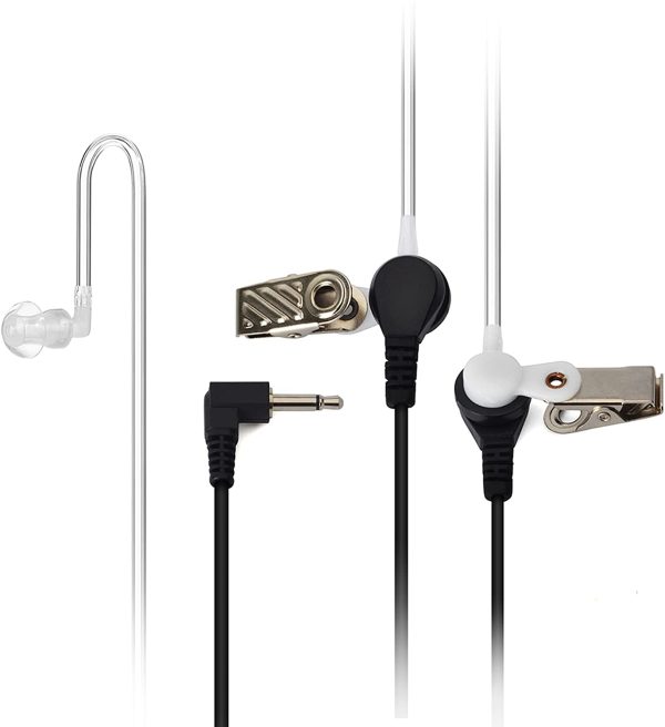 3.5mm 1 Pin Earpiece Covert Acoustic Tube Earpiece Listen/Receiver Only Headset for Motorola/Speaker Mic - Image 3