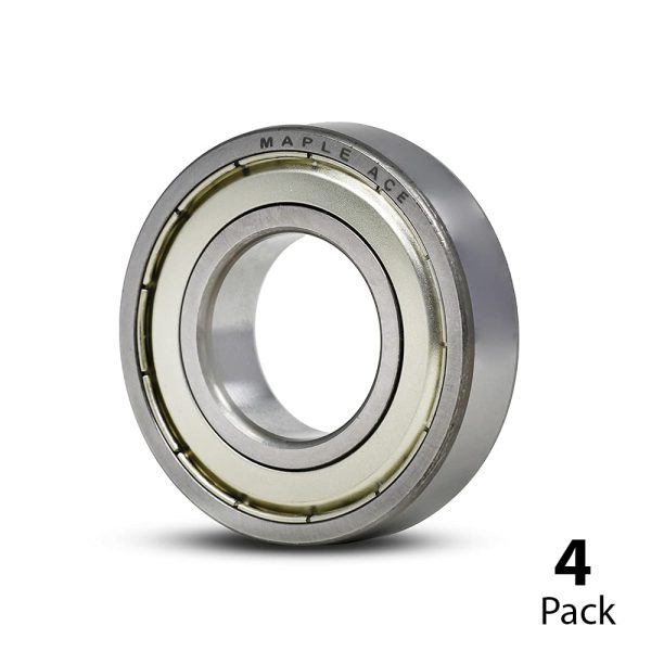 MAPLE ACE 6200 ZZ Ball Bearing Premium Metal Shielded 10x30x9 mm, 6200 ZZ (Qty 4) - Image 4