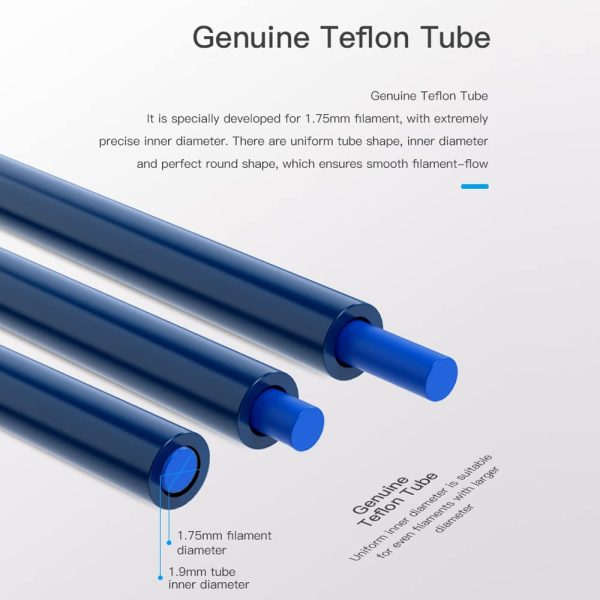 Creality Official 1 Meter Capricorn Teflon Tube PTFE Bowden Tubing 1.75mm Filament, Low Friction for Ender 3 Ender 3 Pro Ender 3 V2, Ender 5 Ender 5 Pro, CR-10, CR-6 SE All FDM 3D Printer of Creality - Image 4