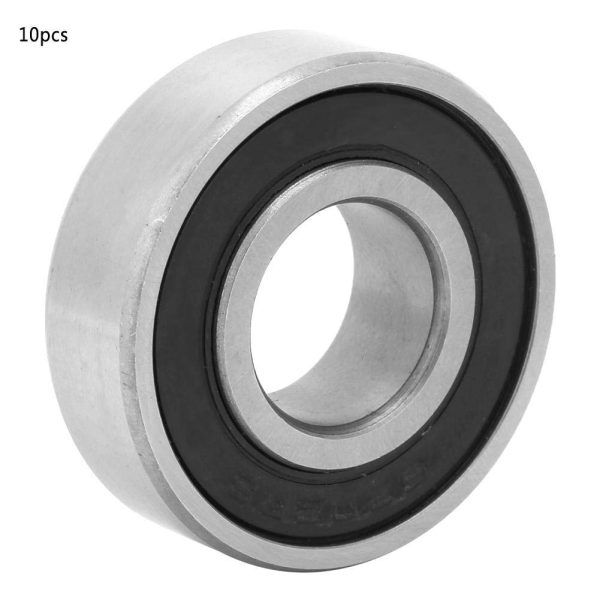 10Pcs 15mm Deep Groove Ball Bearing, 6202-RS Black Bearing Steel Ball Bearing for Gearboxes - Image 5