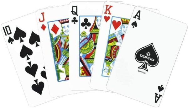 Copag Playing Cards 1546 Elite Design 100% Plastic 1 Set (2 Decks) Black Gold Poker Size Regular Index