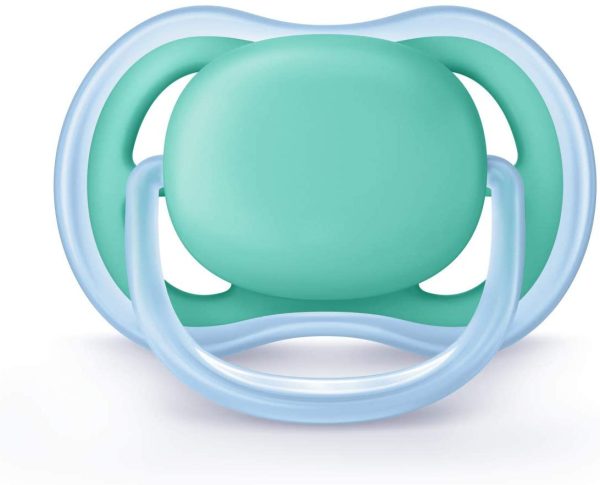 Philips Avent Ultra Air Pacifier 6-18m, blue/green, 4 pack, SCF244/42 - Image 3