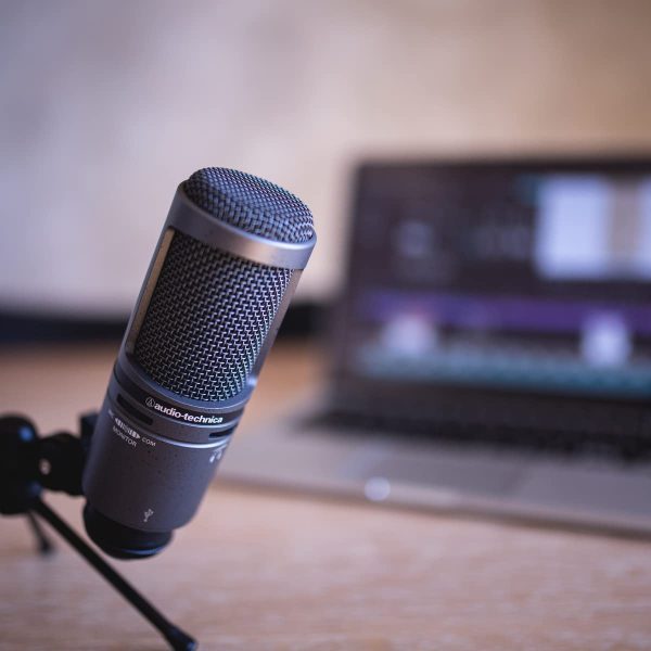 AT2020USB+ Cardioid Condenser USB Microphone, With Built-In Headphone Jack & Volume Control, Perfect for Content Creators, Black - Image 3