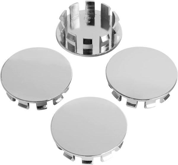 KitsPro 2.1Inch 54MM Wheel Center Caps , Pack of 4 (Chrome, Outer 54MM , Inner 46MM) (Outer 54MM , Inner 46MM) - Image 6