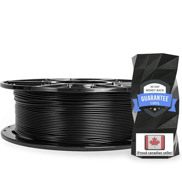 Local Canadian Seller - Mech Solutions - FLASHFORGE PLA+PLA +/PLA Pro 3D Filament 1.75mm +/-0.03mm, 1kg (2.2LBS)/Spool, Tangle-Free, Beginner Friendly, Extra resealable vacuumed Bag (Black) - Image 7