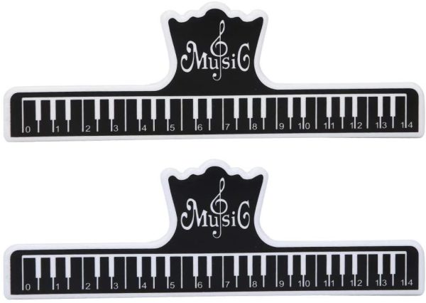 2Pcs Plastic Sheet Music Holders Page Marker Clips Piano Music Sheet Holder Musical Instrument Accessories - Image 8