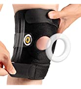 Cambivo Knee Brace with Side Stabilizers & Patella Pad, Knee Support for Women & Men, Fit for Men...