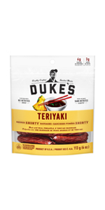 Duke's, Smoked, Shorty, Sausages, Teriyaki