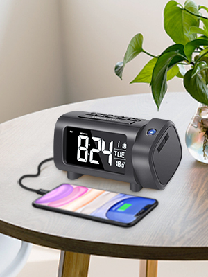 projection alarm clock